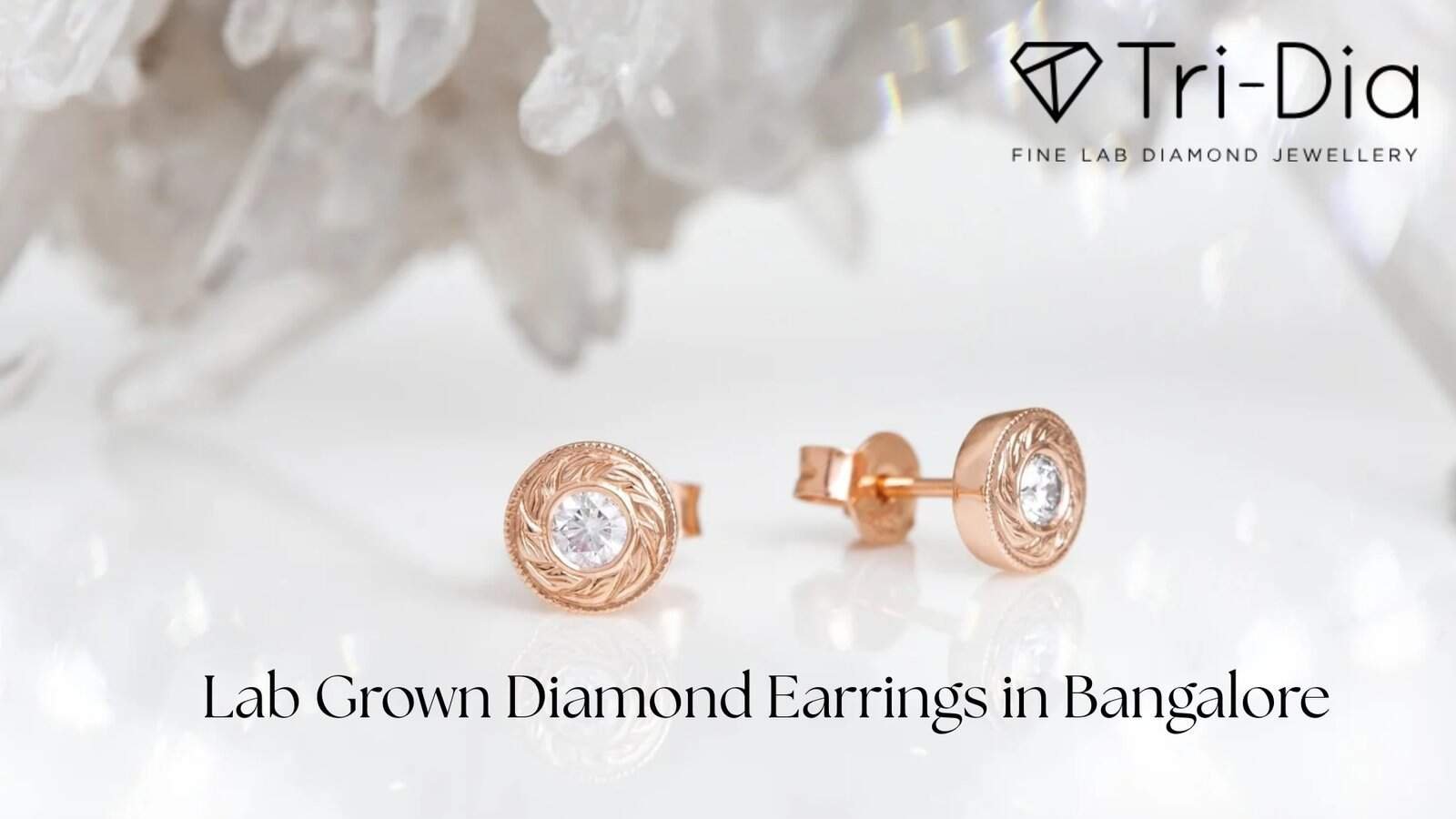 Lab Grown Diamond Earrings in Bangalore 