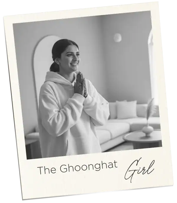 The Unscripted Bride Everyday Collection 7 ghoonghat girl